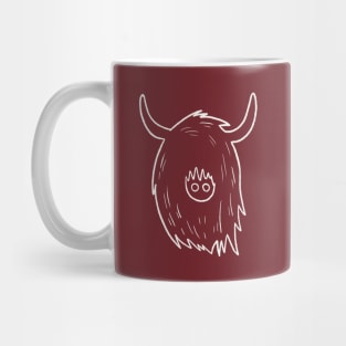 Highland Cow doodle Mug